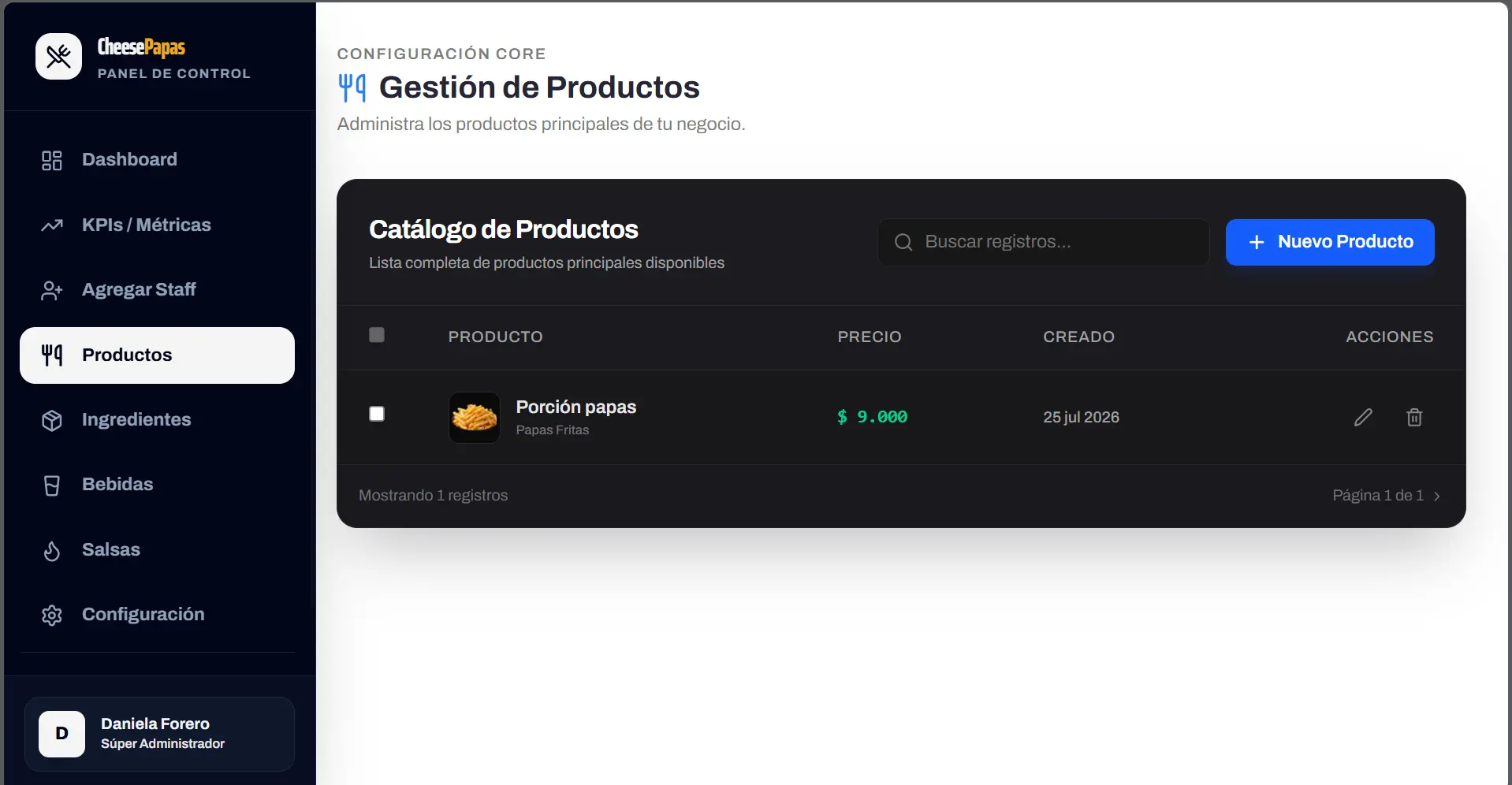CheesePapas Autoservicio 2